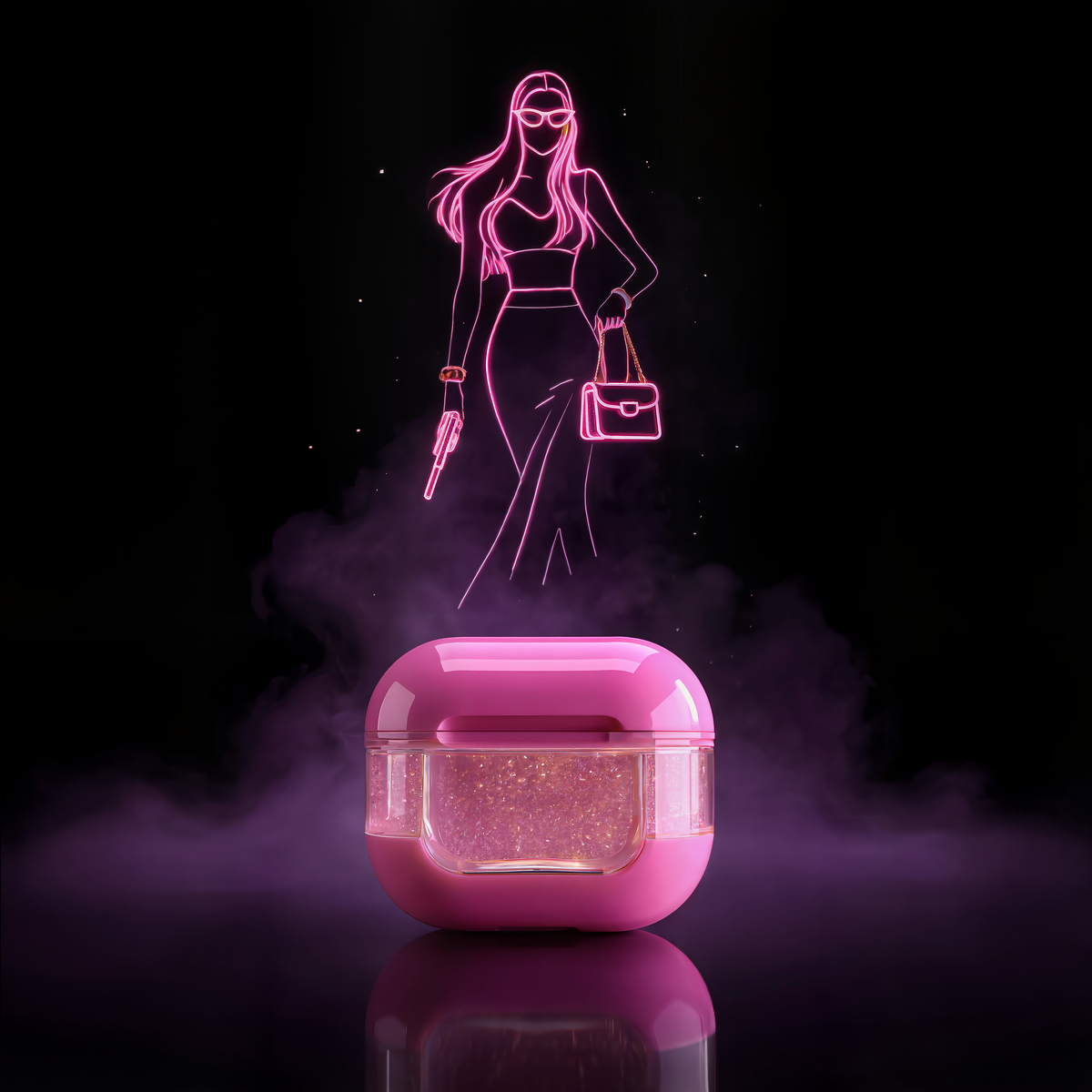 Etui NEVLESS Crystal Glitter do AirPods